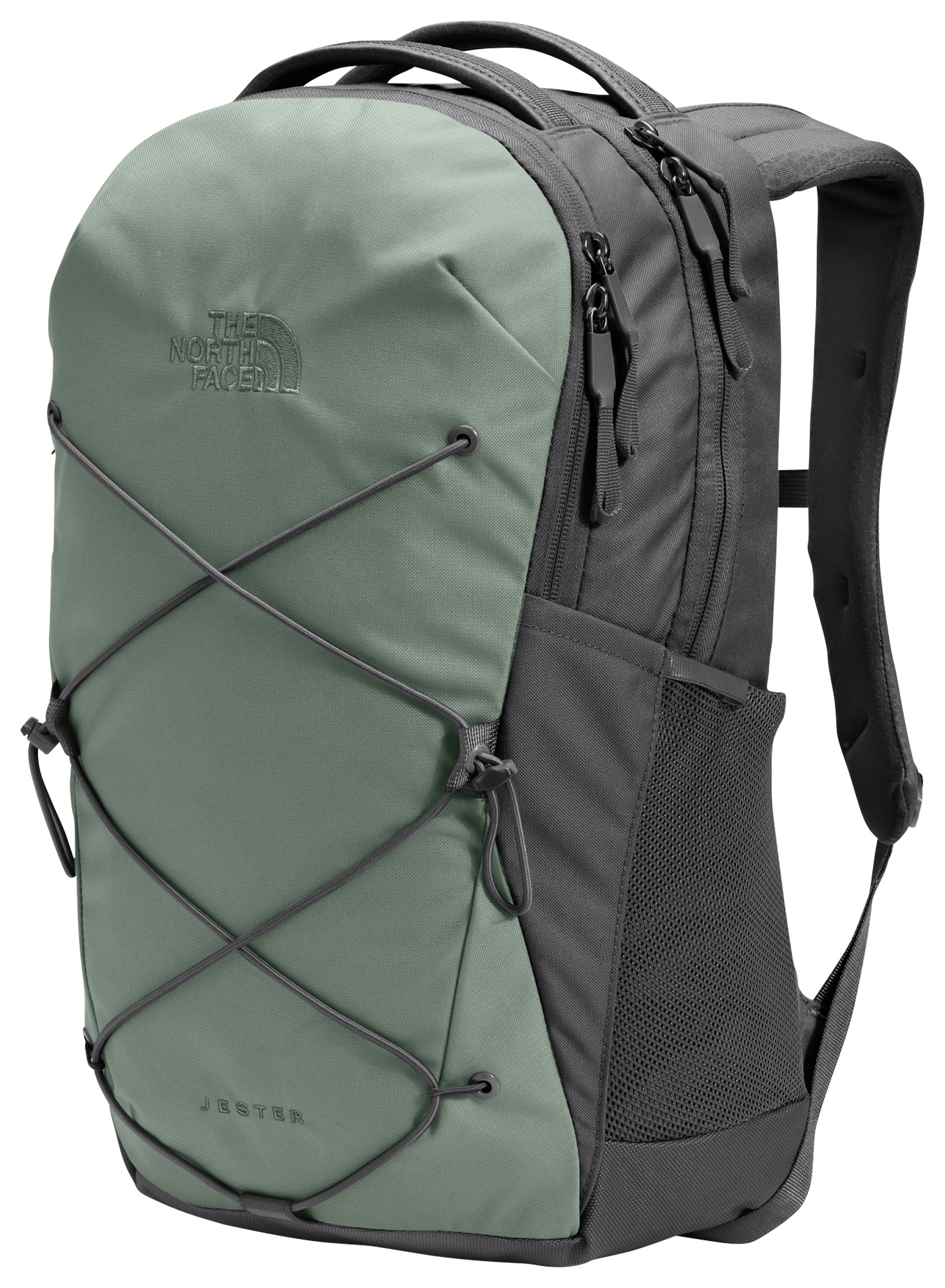 North face jester backpack green online