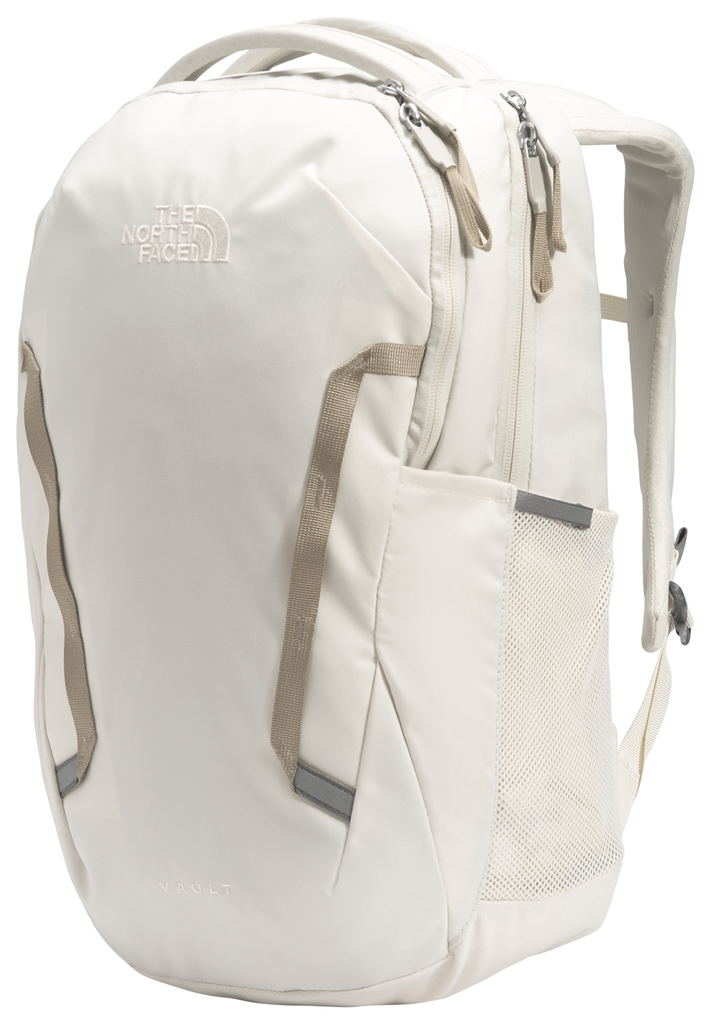 white north face backpack