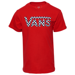 Boys' Preschool - Vans Classic Logo Fill T-Shirt - Red/Black/White