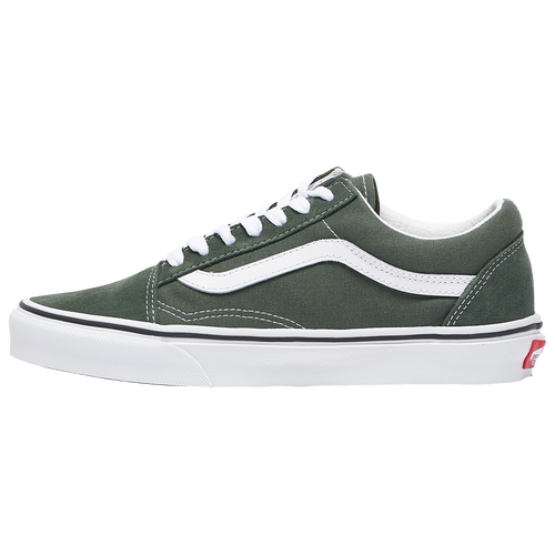 Old skool vans dark green hotsell