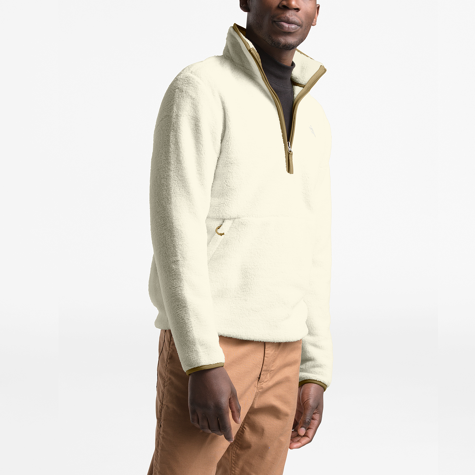 north face sherpa quarter zip