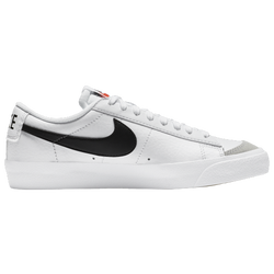 Boys' Grade School - Nike Blazer Low '77 - White/Black/Orange