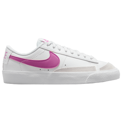 Boys' Grade School - Nike Blazer Low '77 - White/Summit White/Cosmic Fuchsia