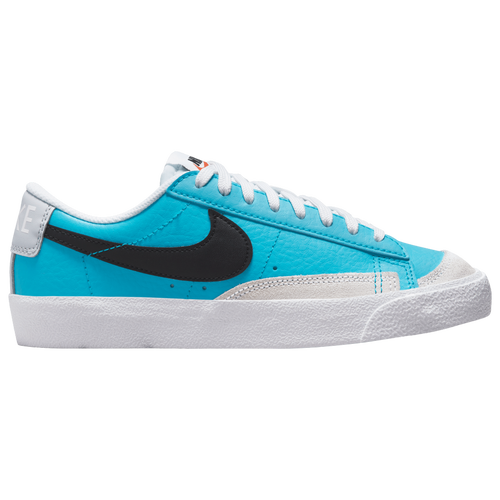 Nike Kids' Blazer Low '77 Low Top Sneaker In Blue Lightning/black/pure Platinum