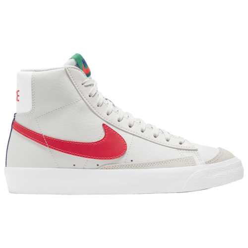 Nike Kids' Blazer Mid '77 High Top Sneaker In Gray/red/blue