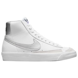 Girls' Grade School - Nike Blazer Mid '77 - White/Silver/Pink