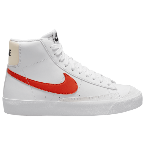 

Boys Nike Nike Blazer Mid '77 - Boys' Grade School Basketball Shoe White/Red/Beige Size 06.5