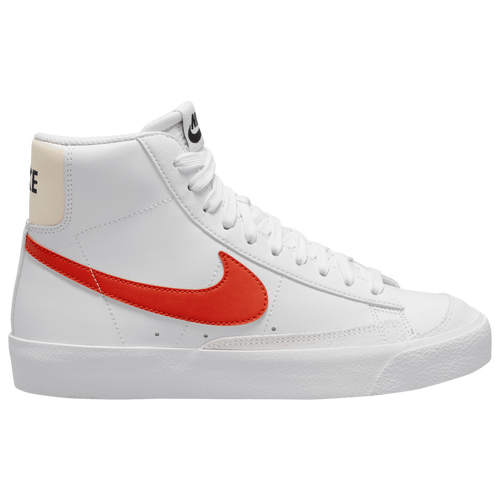 

Boys Nike Nike Blazer Mid '77 - Boys' Grade School Basketball Shoe White/Red/Beige Size 05.5