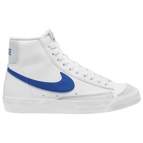 Shop Nike Boys  Blazer Mid "77 In White/game Royal/pure Platinum