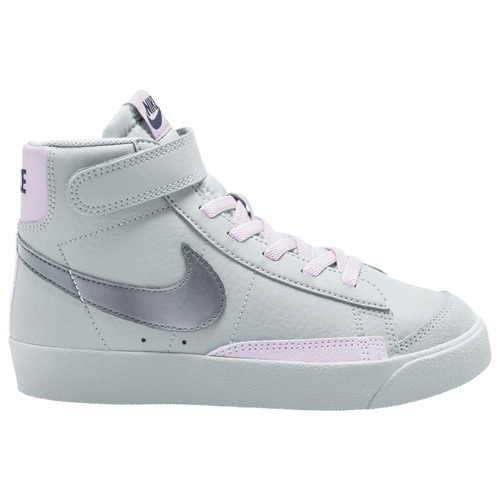 

Nike Boys Nike Blazer Mid '77 - Boys' Preschool Basketball Shoes Pure Platinum/Metallic Silver/Barely Grape Size 2.0