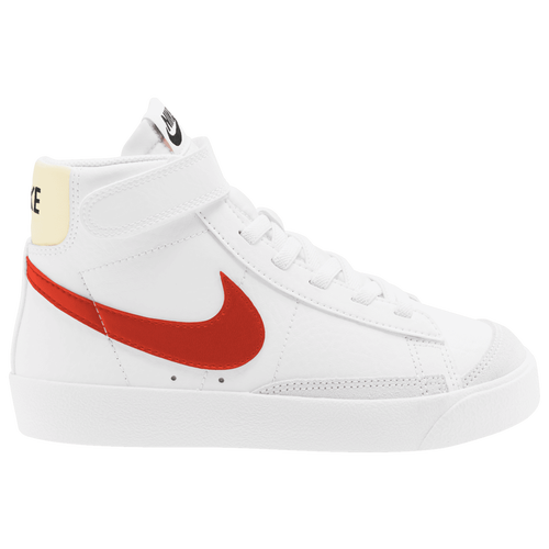 

Nike Boys Nike Blazer Mid '77 - Boys' Preschool Basketball Shoes White/Beige/Red Size 11.0