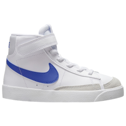 Boys' Preschool - Nike Blazer Mid '77 - Pure Platinum/Game Royal/White