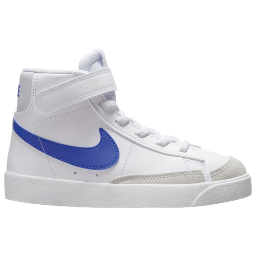 

Nike Boys Nike Blazer Mid '77 - Boys' Preschool Basketball Shoes Pure Platinum/Game Royal/White Size 12.0