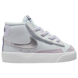 Boys' Toddler - Nike Blazer Mid '77 - Pure Platinum/Metallic Silver/Barely Grape