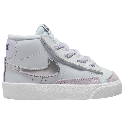 

Boys Nike Nike Blazer Mid '77 - Boys' Toddler Basketball Shoe Pure Platinum/Metallic Silver/Barely Grape Size 09.0