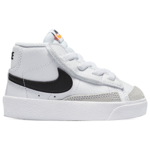 

Nike Boys Nike Blazer Mid '77 - Boys' Toddler Basketball Shoes White/Black/Orange Size 10.0
