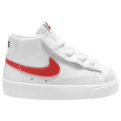 Boys' Toddler - Nike Blazer Mid '77 - White/Habanero Red/Medium Blue