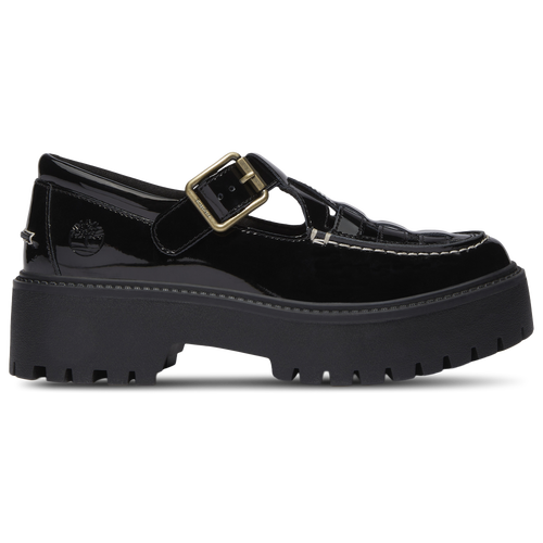  - Timberland Stone Street Platform Buckle Shoe - Black Patent Leather