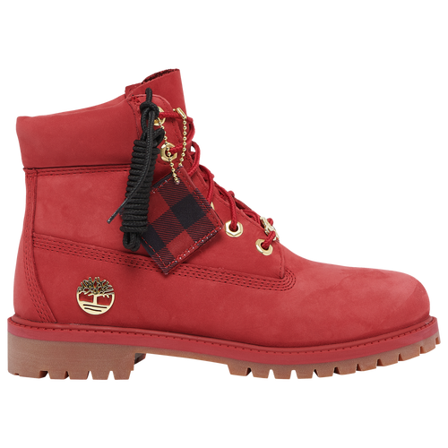 

Timberland Boys Timberland 6Premium Waterproof Boots - Boys' Grade School Red/Red/Gold Size 05.5