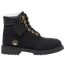 Timberland 6" Premium Shearling Waterproof Boots - Boys' Grade School Black/Black/Gold