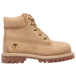 Boys' Toddler - Timberland 6" Premium Waterproof Boots - Croissant/Croissant/Gold