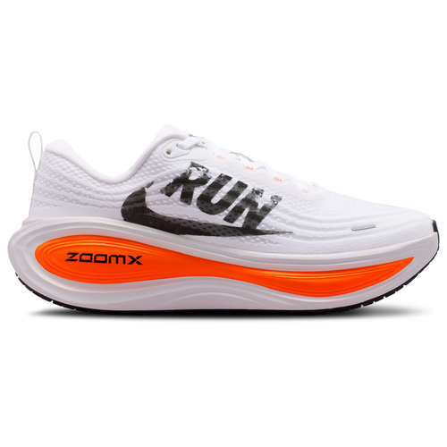 Nike Mens Vomero Plus - Running Shoes - White / Orange / Black Size 8.0