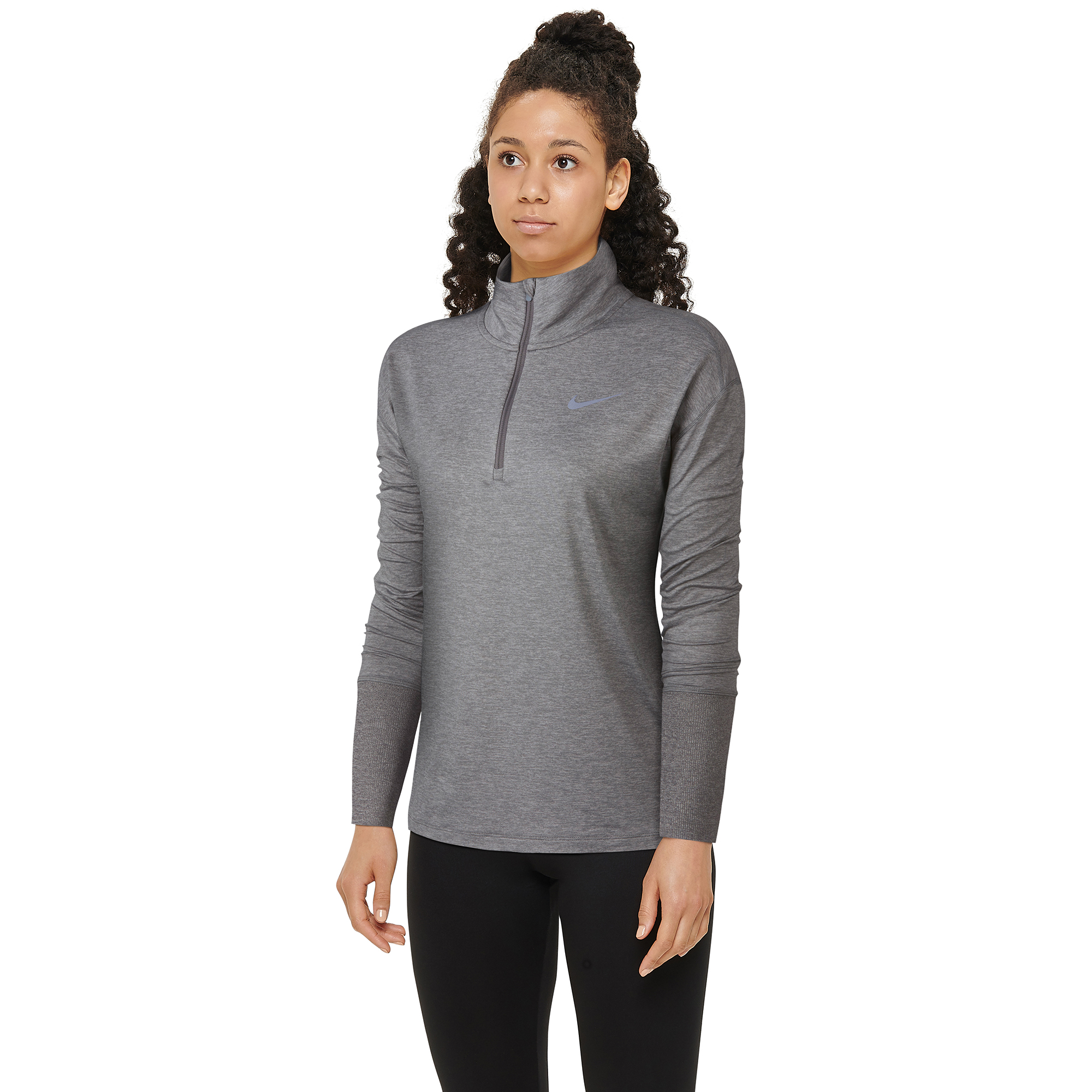 gray nike half zip