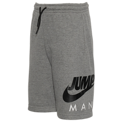 Boys' Grade School - Jordan Jumpman Shorts - Grey/White