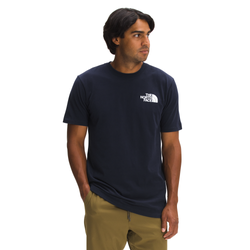 Men's - The North Face NSE Box T-Shirt - Navy/Red