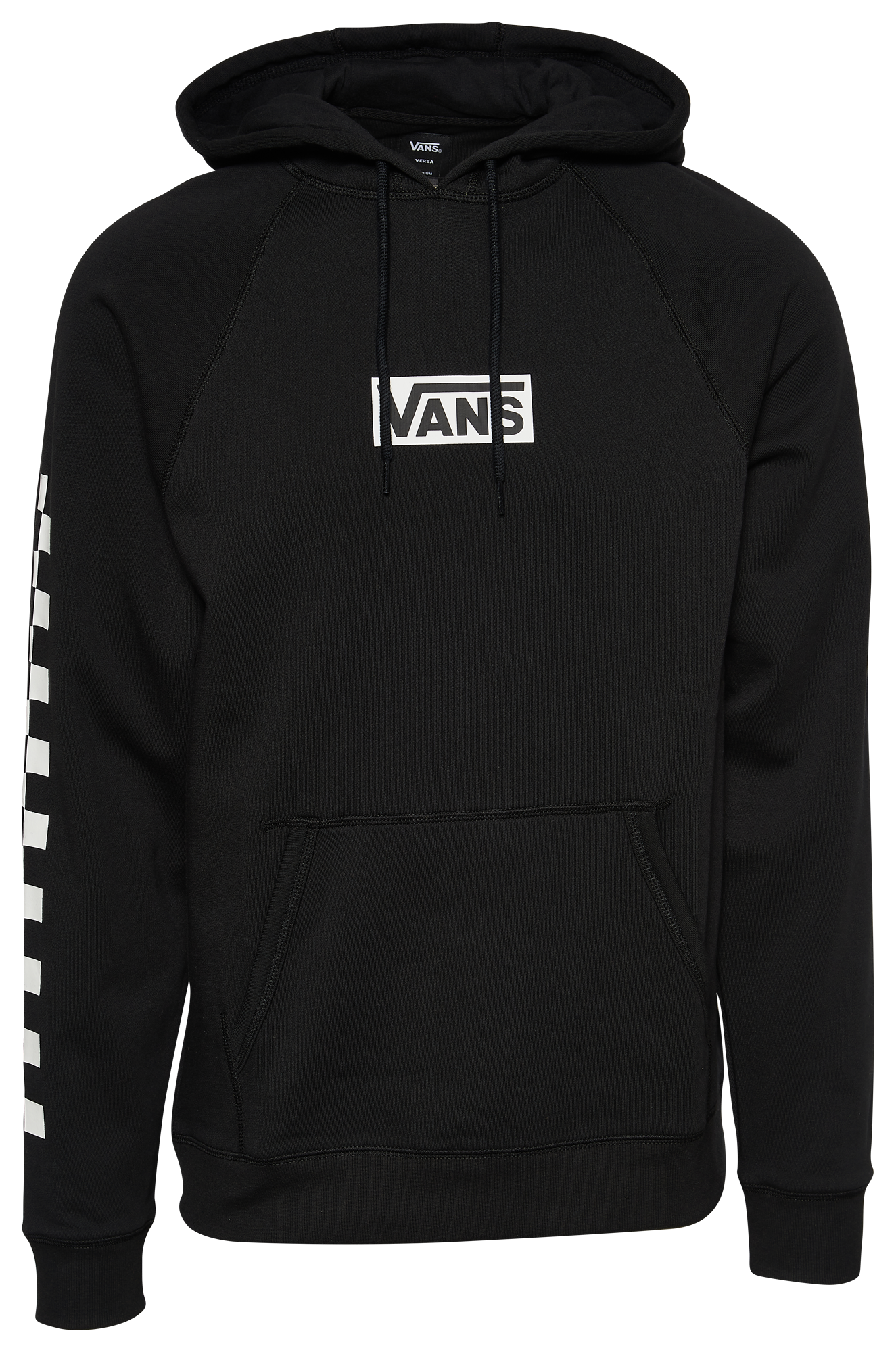 Vans black hot sale checkerboard hoodie