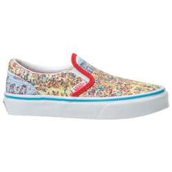 Boys' Preschool - Vans Classic Slip On - Yellow/White/Multicolor