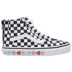 Girls' Preschool - Vans SK8 Hi Zip - Black/White/Multi