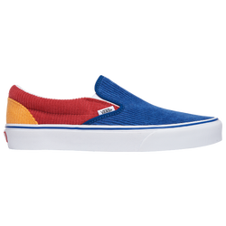 Boys' Grade School - Vans Classic Slip On - Blue/Red/Yellow