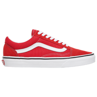 Red best sale vans footlocker