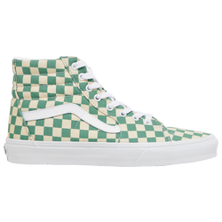 Men's - Vans Sk8 Hi Fashion Check - Green/Green