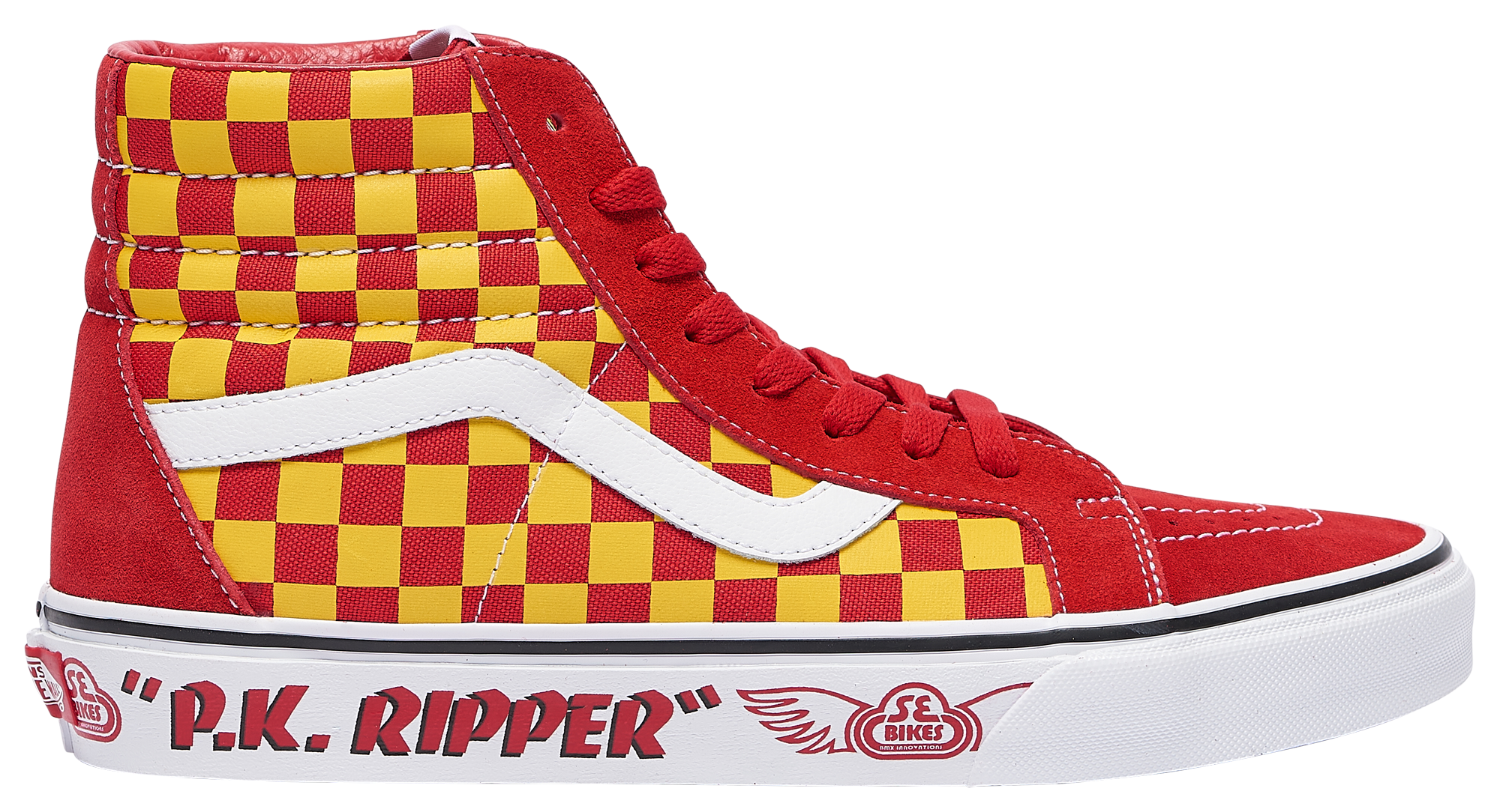 red checkered vans footlocker