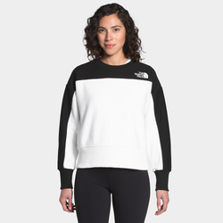 Women's - The North Face Heavyweight Reverse-Weave Crew - Tnf Black/Tnf White