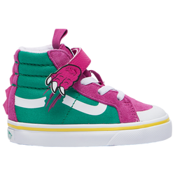 Girls' Toddler - Vans SK8-Hi - Green/Red/White