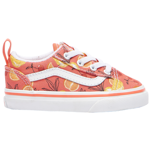 

Vans Girls Vans Old Skool Fruit - Girls' Toddler Skate Shoes Orange/White Size 05.0