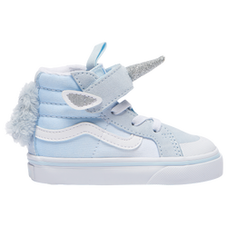 Girls' Toddler - Vans SK8 Hi - Delicate Blue/Silver