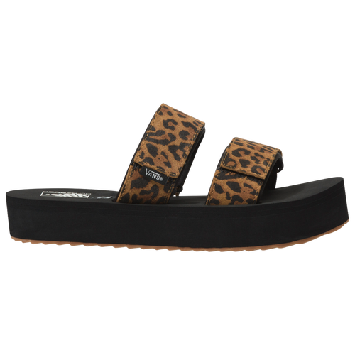 

Vans Womens Vans Cayucas Slide Mega Platform - Womens Shoes Black/Brown Size 05.0