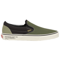 Green/Black/White- Vans Cls Slip On-gn/bk/wh