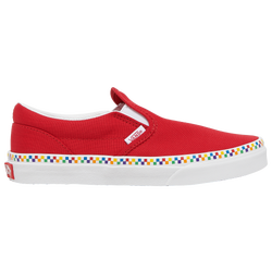 Girls' Grade School - Vans Classic Slip On - Red/Multi