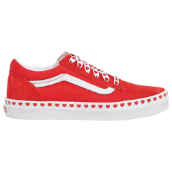 Girls' Grade School - Vans Old Skool - Red/White