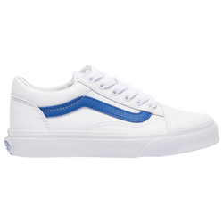 Boys' Grade School - Vans Old Skool - White/Blue
