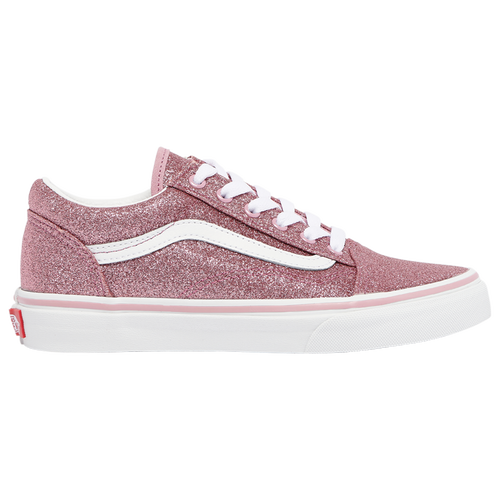 

Vans Girls Vans Old Skool Glitter - Girls' Grade School Shoes Pink/White Size 06.5