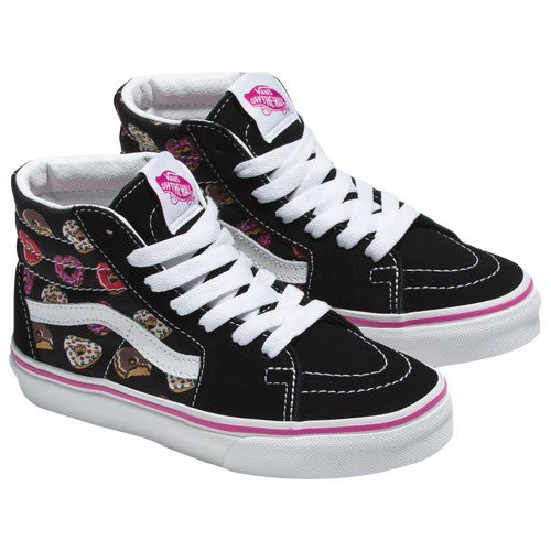 

Girls Vans Vans SK8 Hi Love - Girls' Grade School Shoe Pink/Black Size 07.0