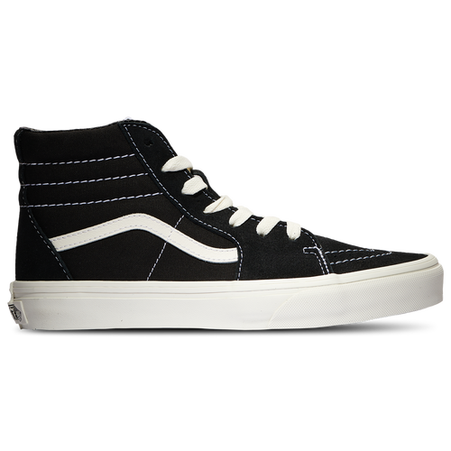 

Boys Vans Vans SK8 Hi - Boys' Grade School Running Shoe White/Black Size 06.5