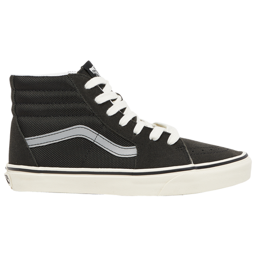 

Vans Boys Vans SK8 Hi - Boys' Grade School Shoes Black/Silver Size 4.5