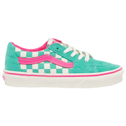 Boys' Grade School - Vans SK8-Low - Teal/Pink